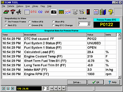 Freeze Frame Data